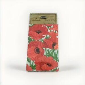 hallmark tallies 2 table 8 count poppies NOS